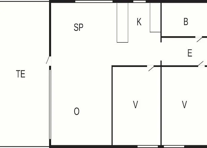 別荘 4 Person In Graested-by Traum Græsted